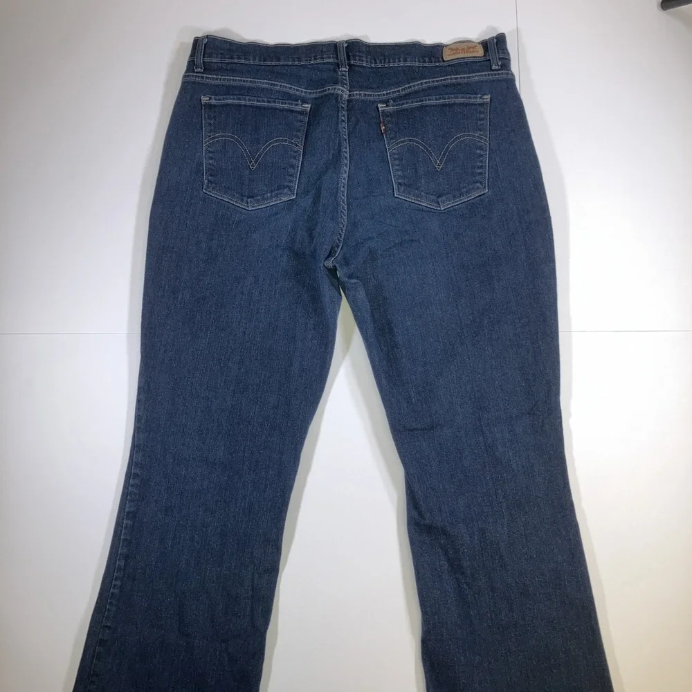 Levi's‎ 515 Bootcut Jeans Womens 16M Mid Rise Dark Wash Stretch 33x32